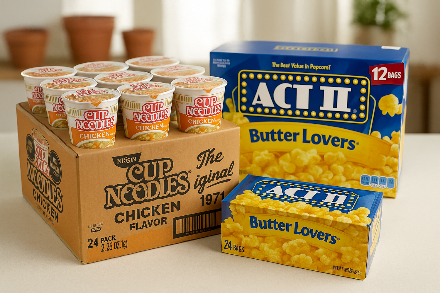 Cup of Noodles, ActII popcorn